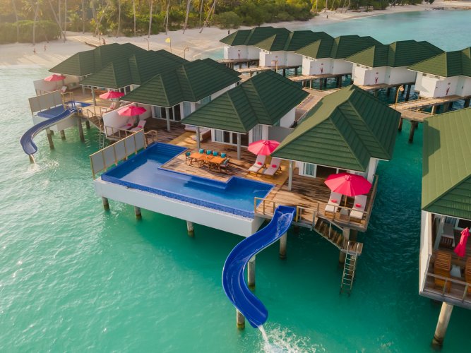 Three Bedroom Lagoon Pool Villa with Slide